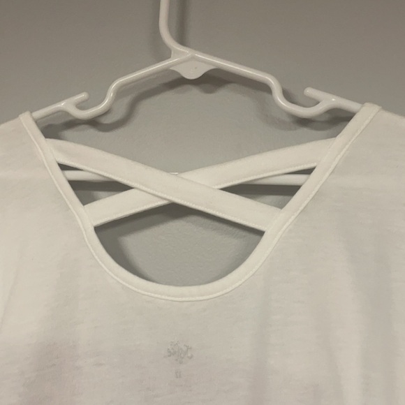 Girl's Large, Justice white graphic Tee, Peace happiness love, NWOT, Glitter - Picture 4 of 6